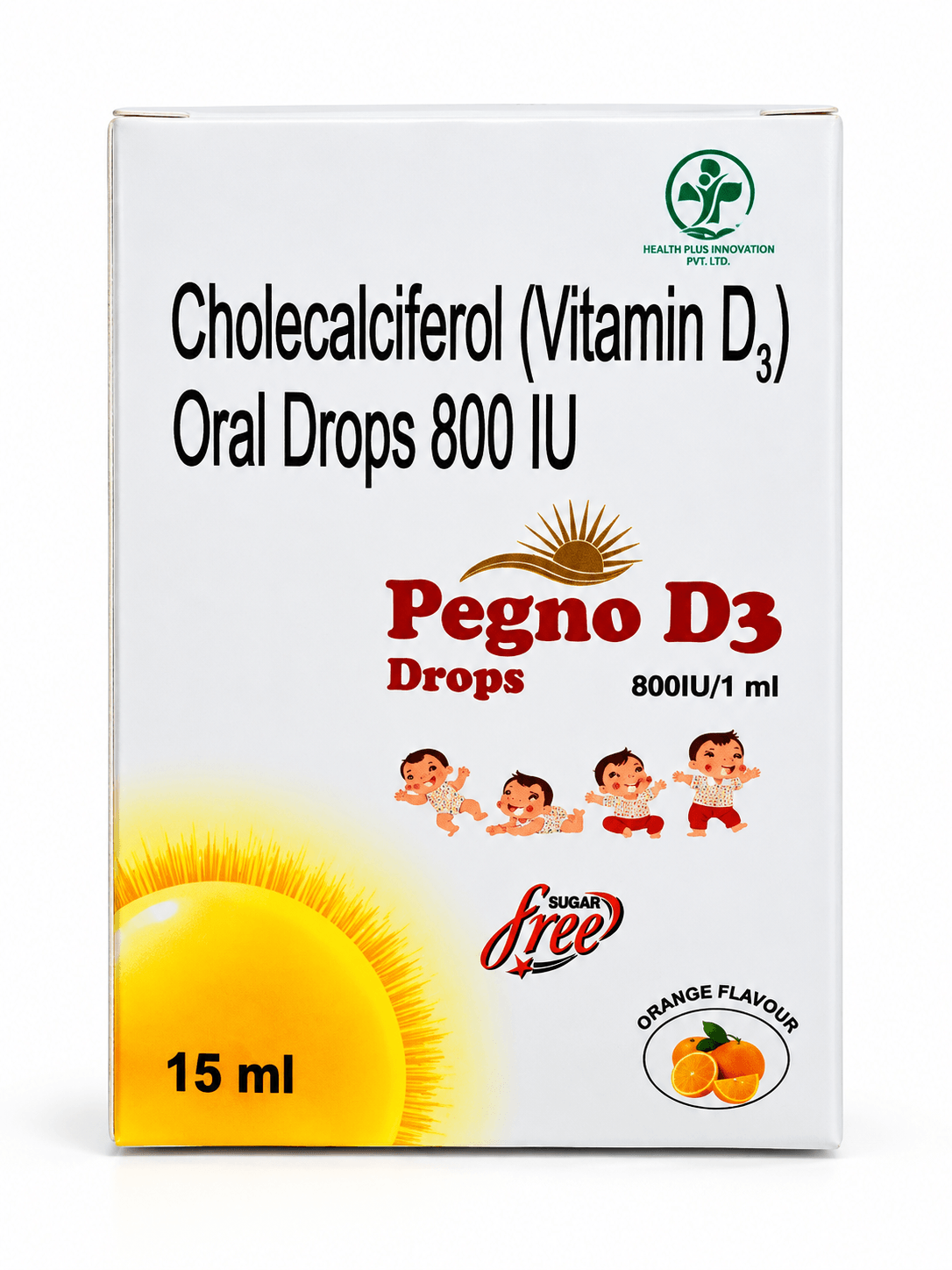 Pegno-D3 Drops, image 1 of 4